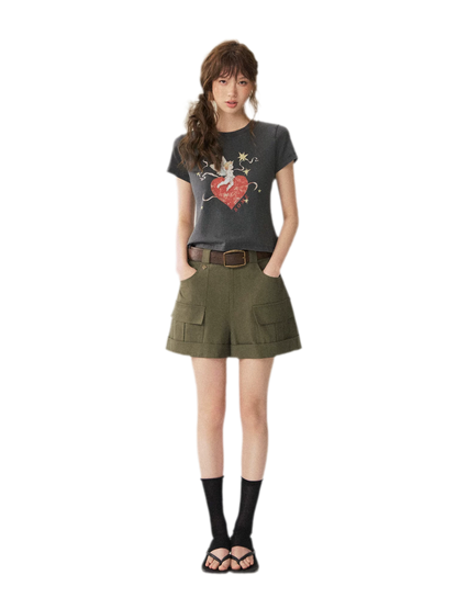 Cupid Heart Graphic Tee