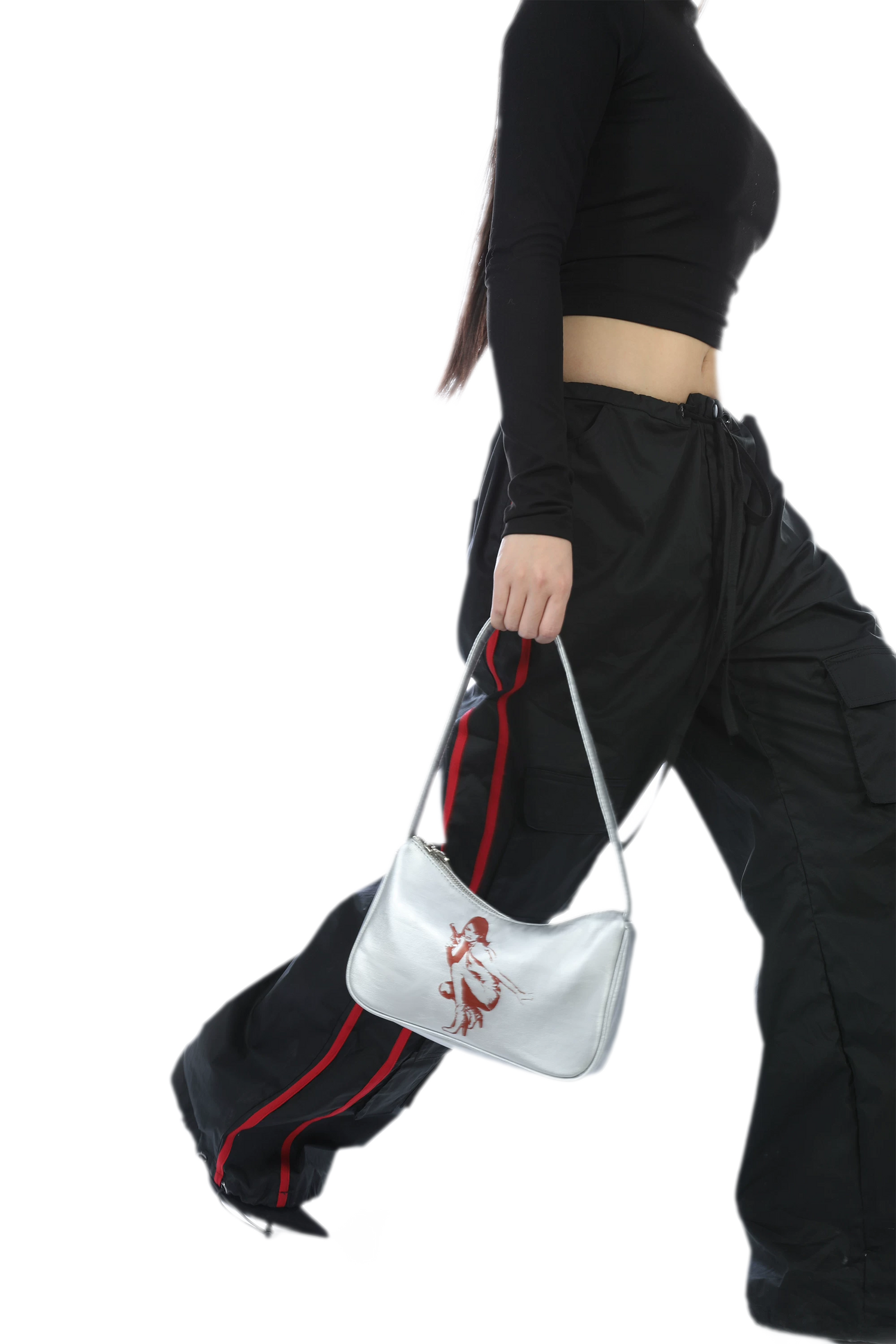 Silver Hobo Handbag