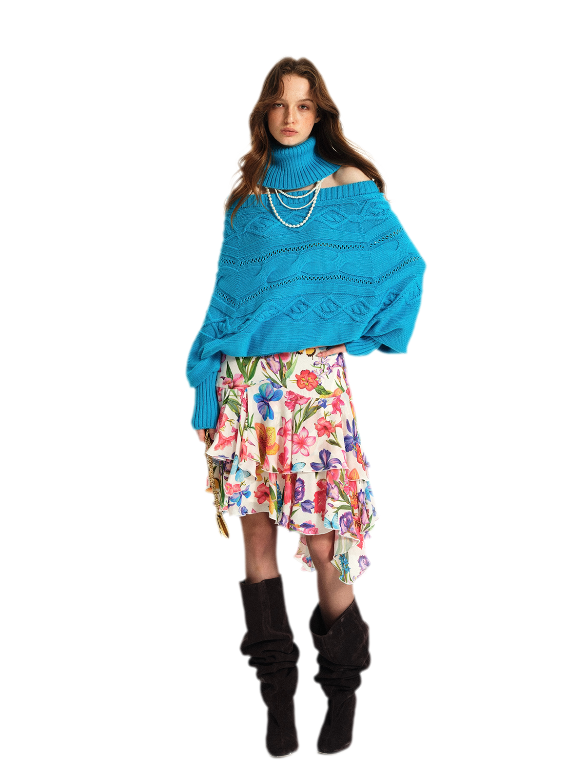 Openwork Cable Knit Set — Load image 7 in gallery view