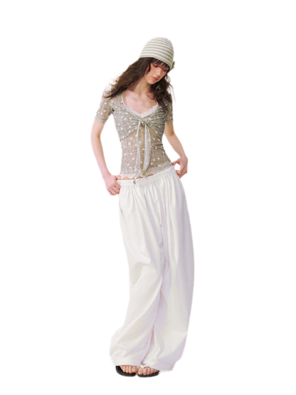 Breathable Relaxed Lantern Pants
