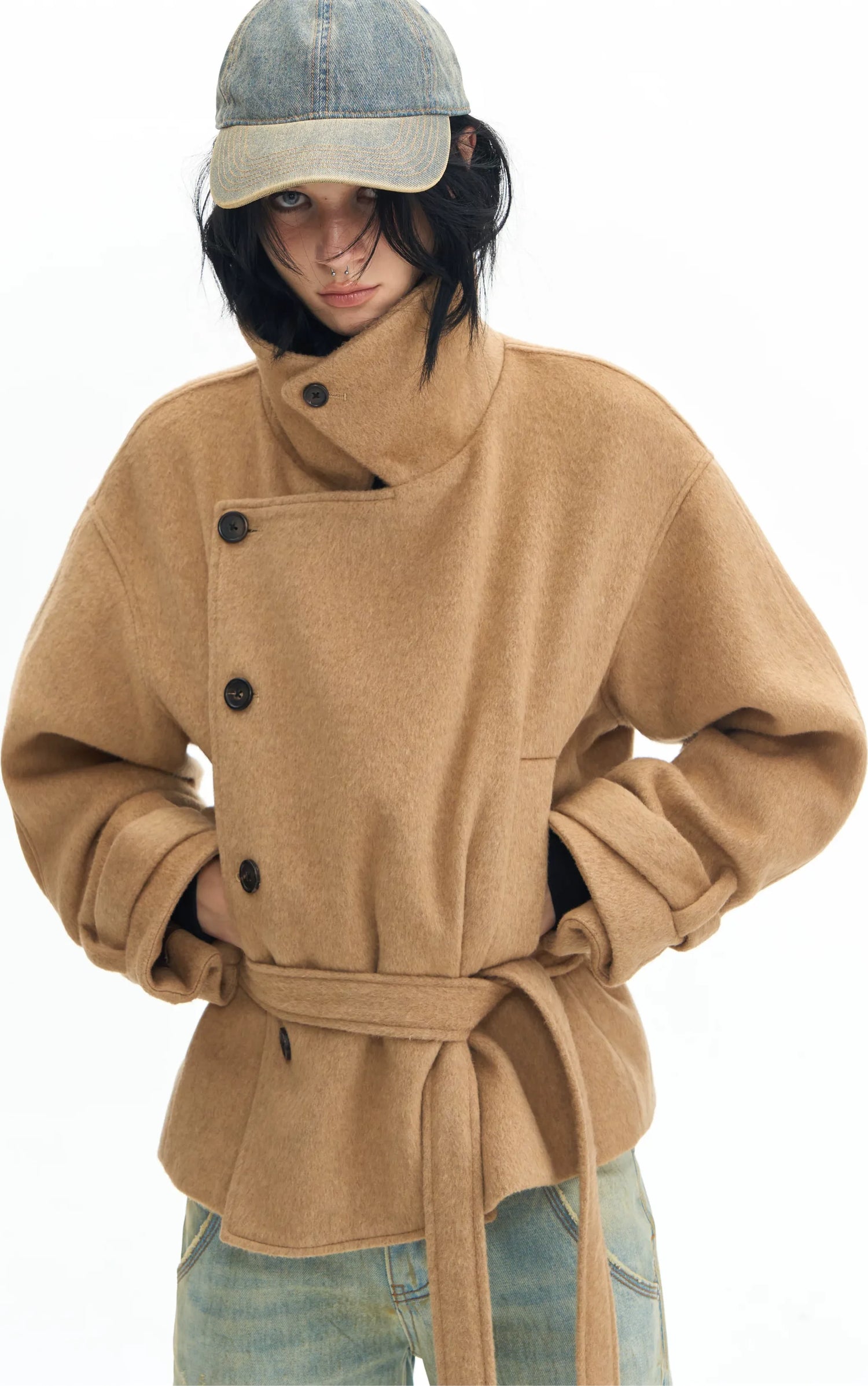 Luxe Belted Wool Coat