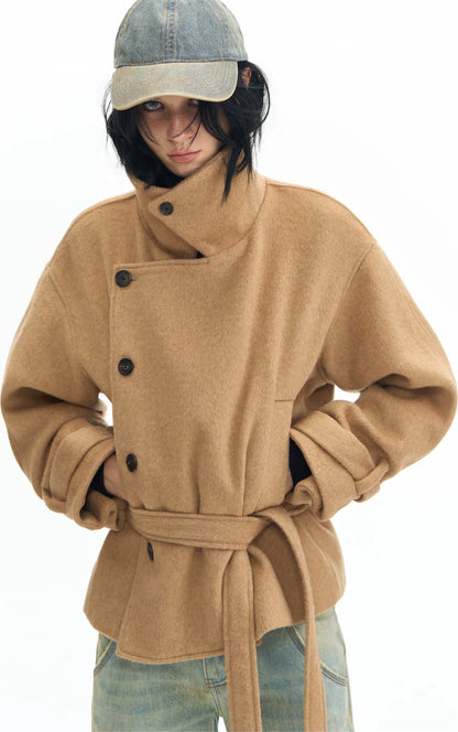 Luxe Belted Wool Coat