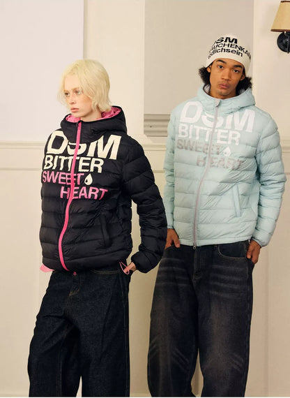 Lightweight Ribbed Quilted Down Jacket