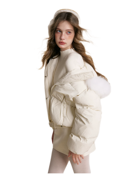 Puffer Hooded Down Jacket