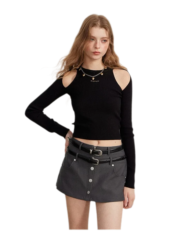 Double-Waist Convertible A-Line Skort