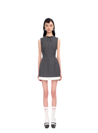 Ruffle Waist Fitted Dress