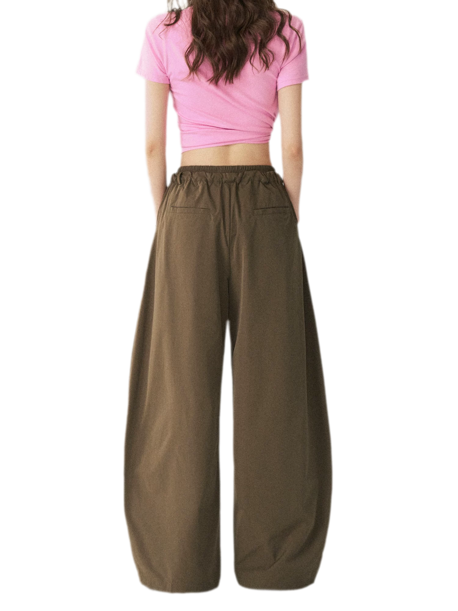 Double Waist Relaxed Pants