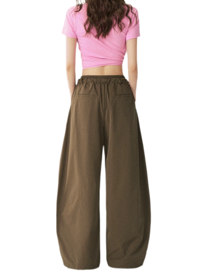 Double Waist Relaxed Pants