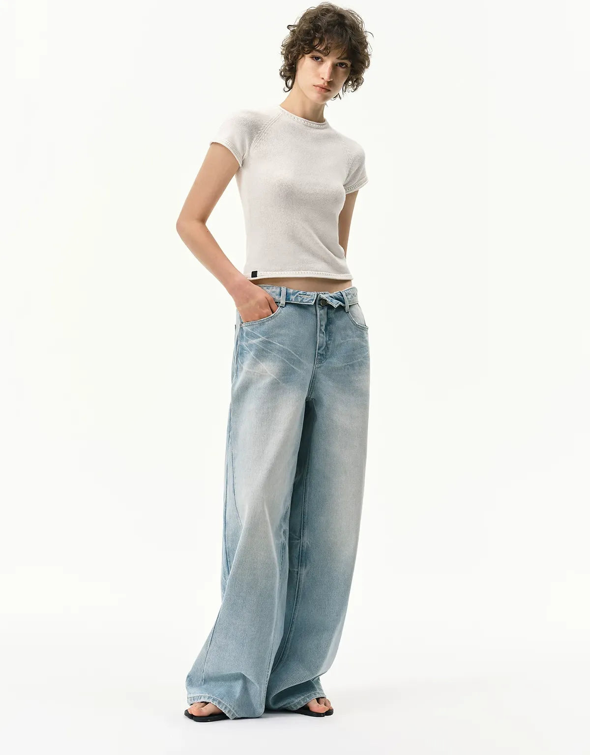 Linen Knit T-Shirt