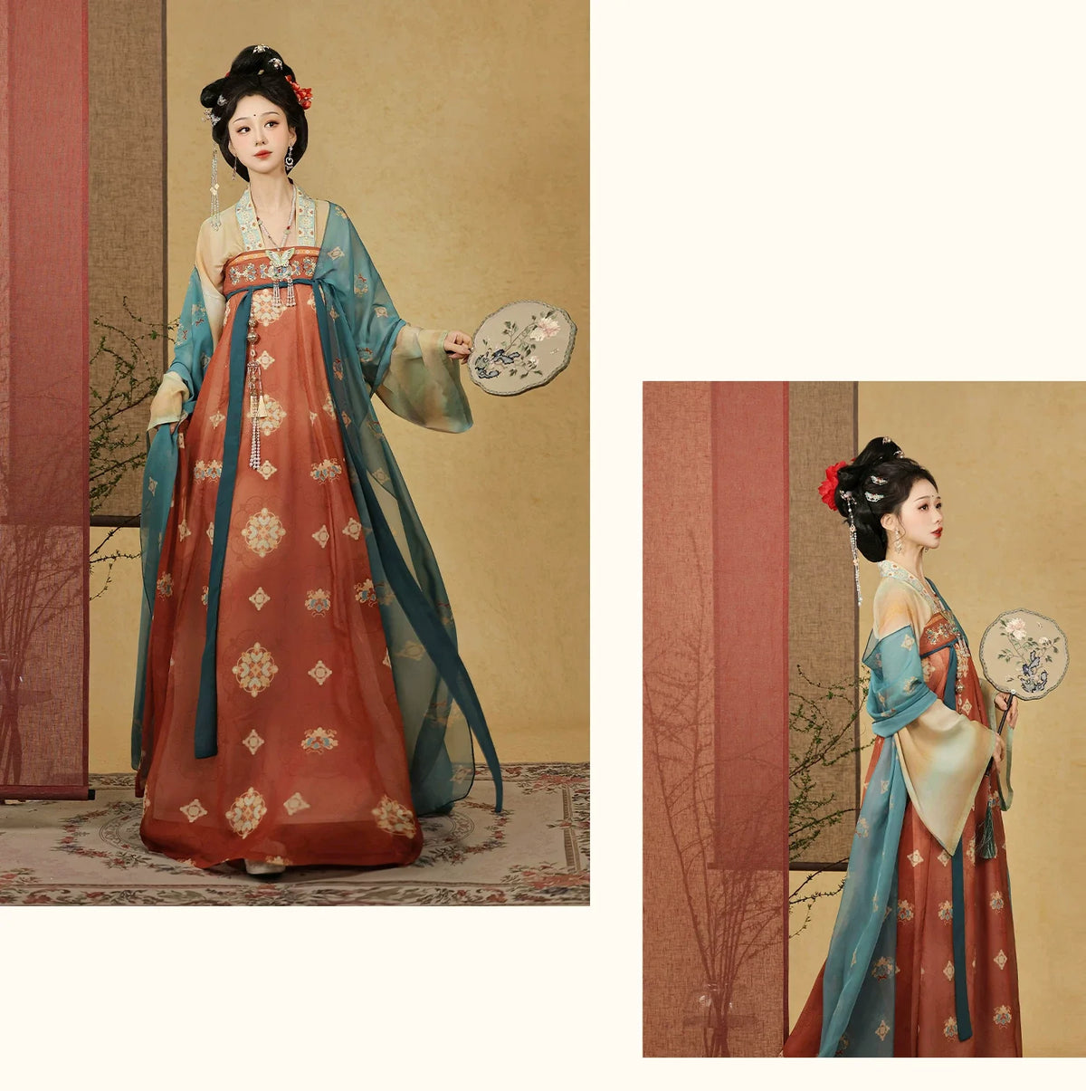 芳华国色 Tang-Style Qixiong Set