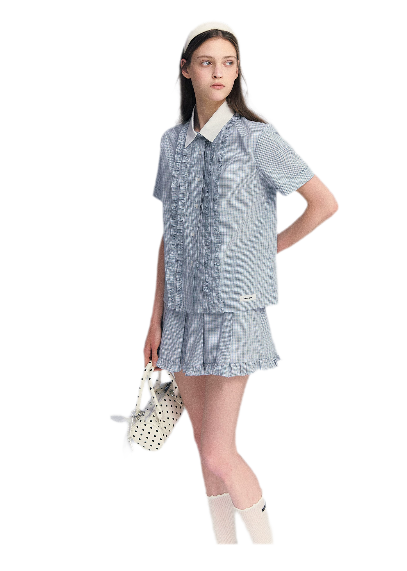 Blue Plaid Set