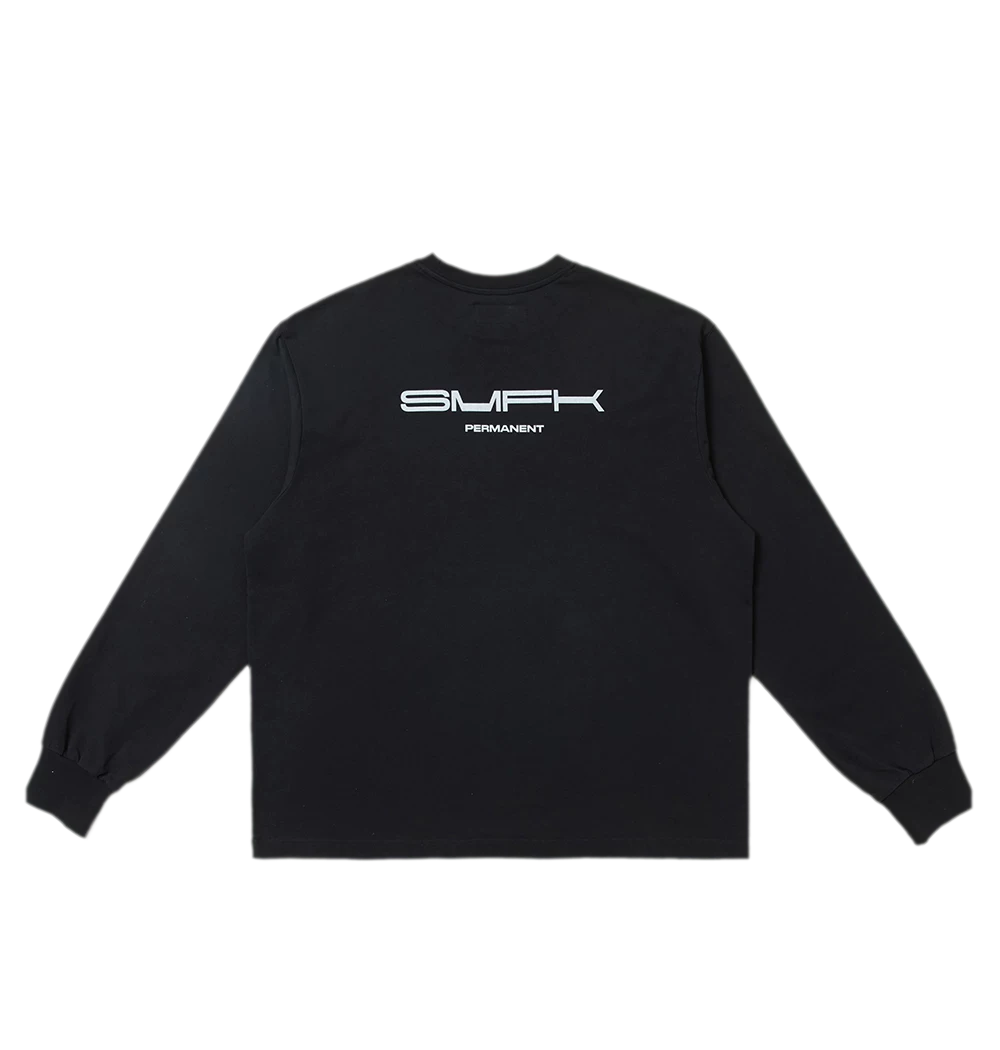 Cross Statue Oversized Long Sleeve Top