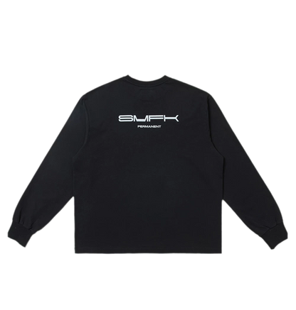 Cross Statue Oversized Long Sleeve Top