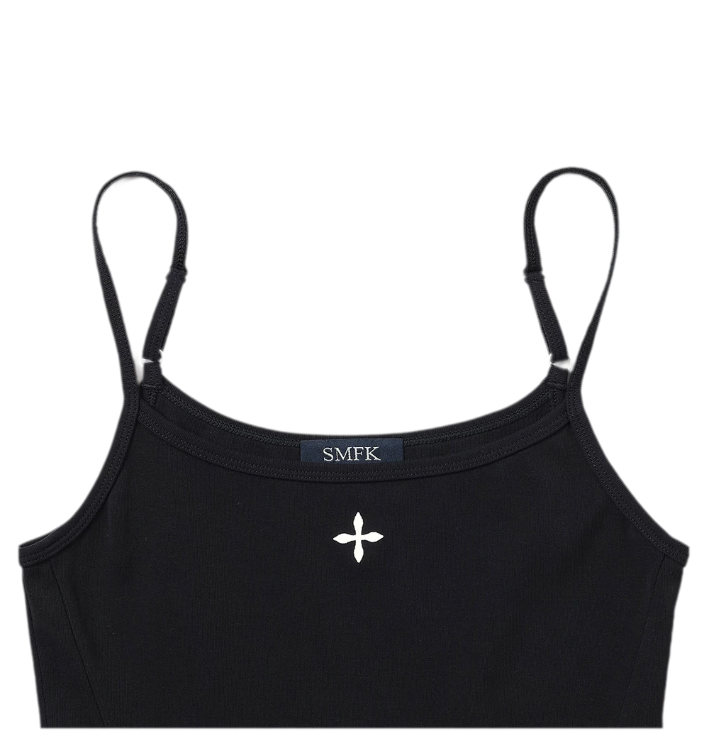 Vintage Style Adjustable Strap Top