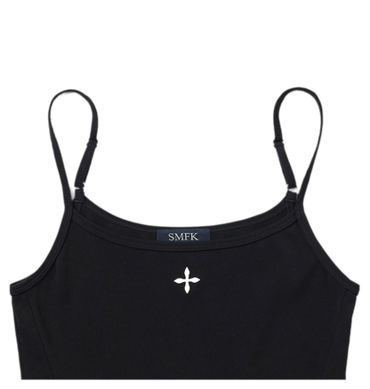 Vintage Style Adjustable Strap Top