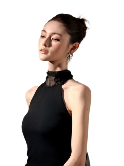 Halter Neck Bow Top