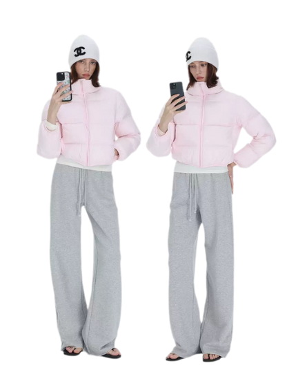 90 White Down Puffer Jacket
