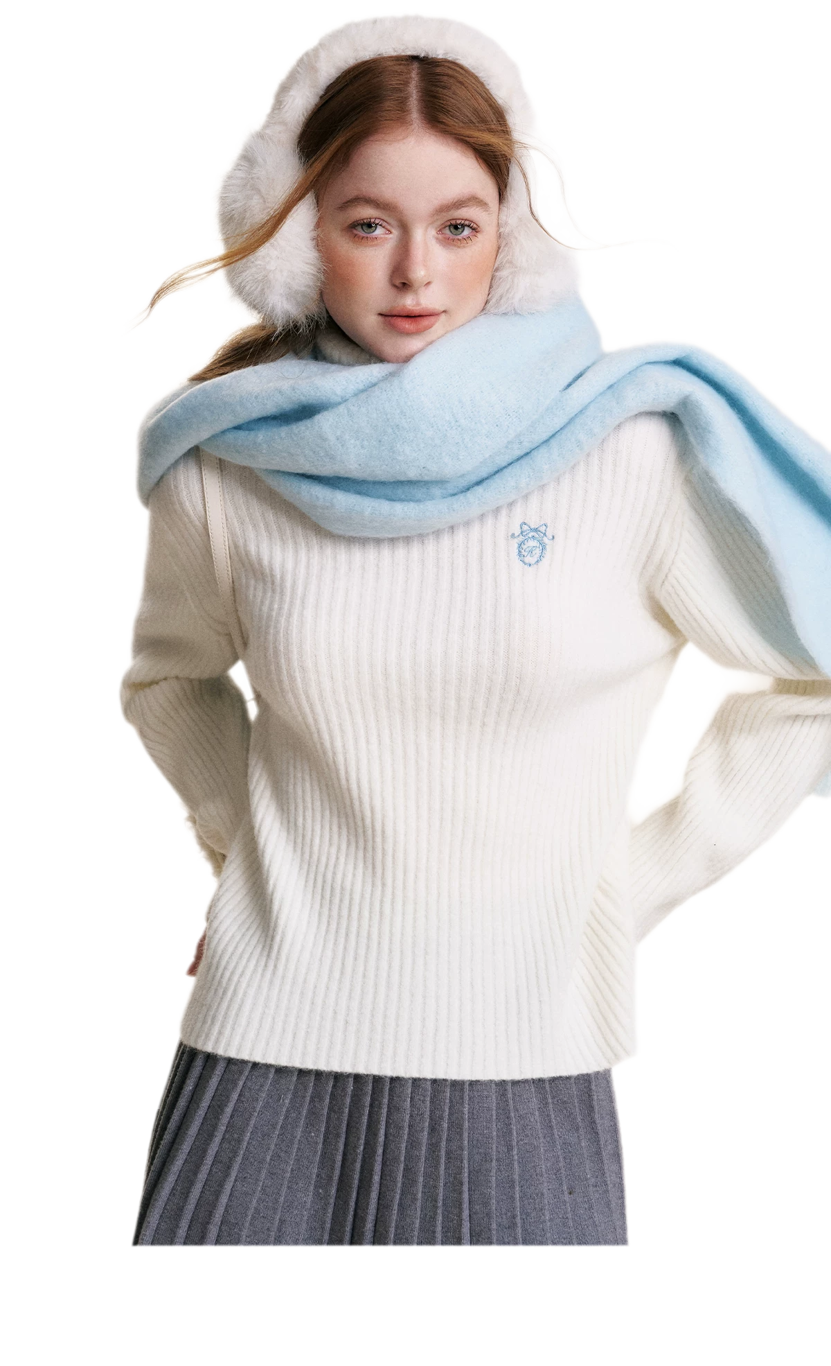 Winter Plush Long Scarf