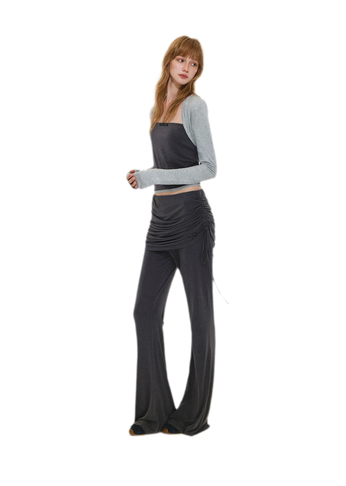 Stretch-Kontrast-Lagenhosen-Set