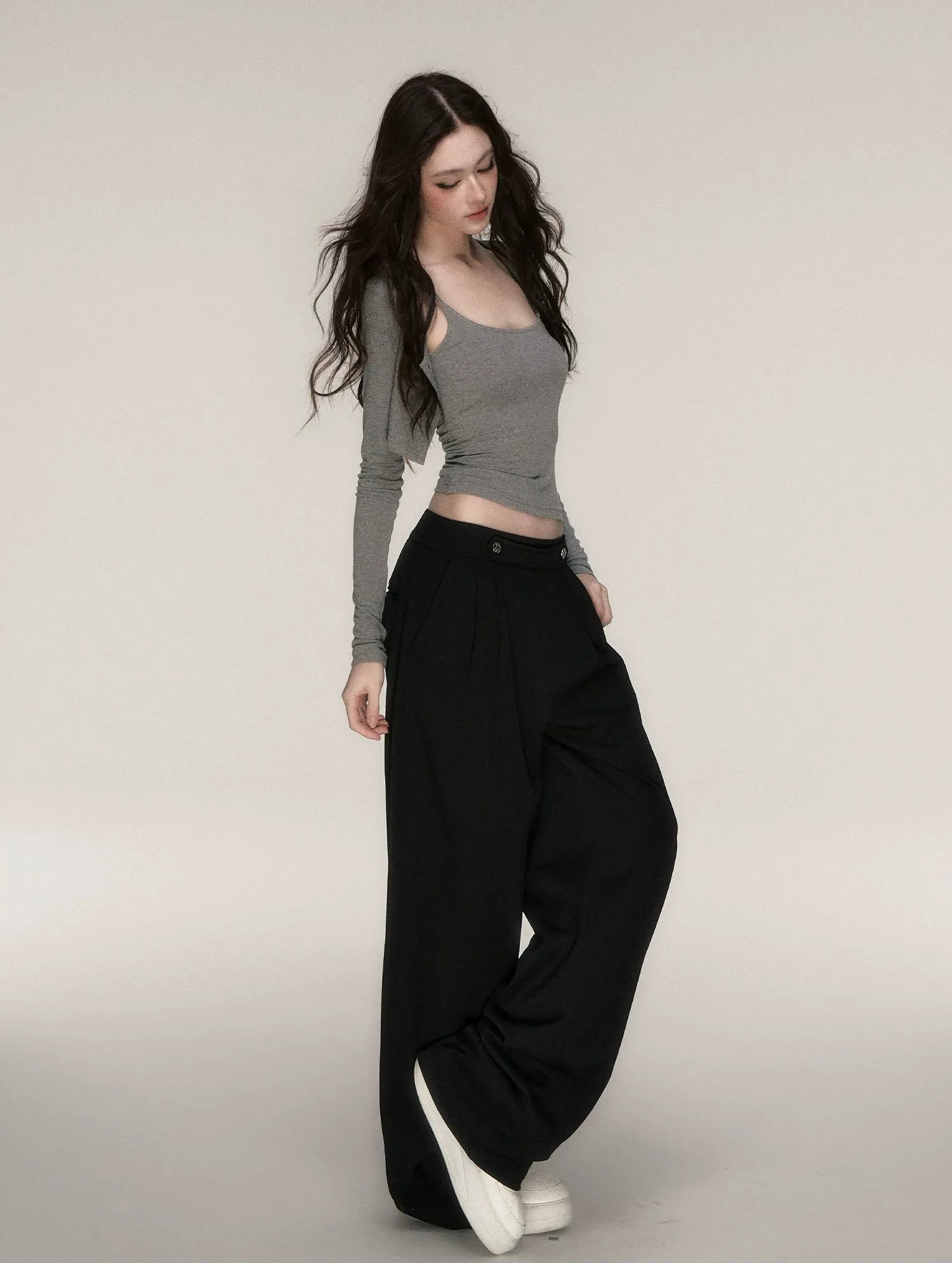 Napoleon Wide-Leg Suit Trousers