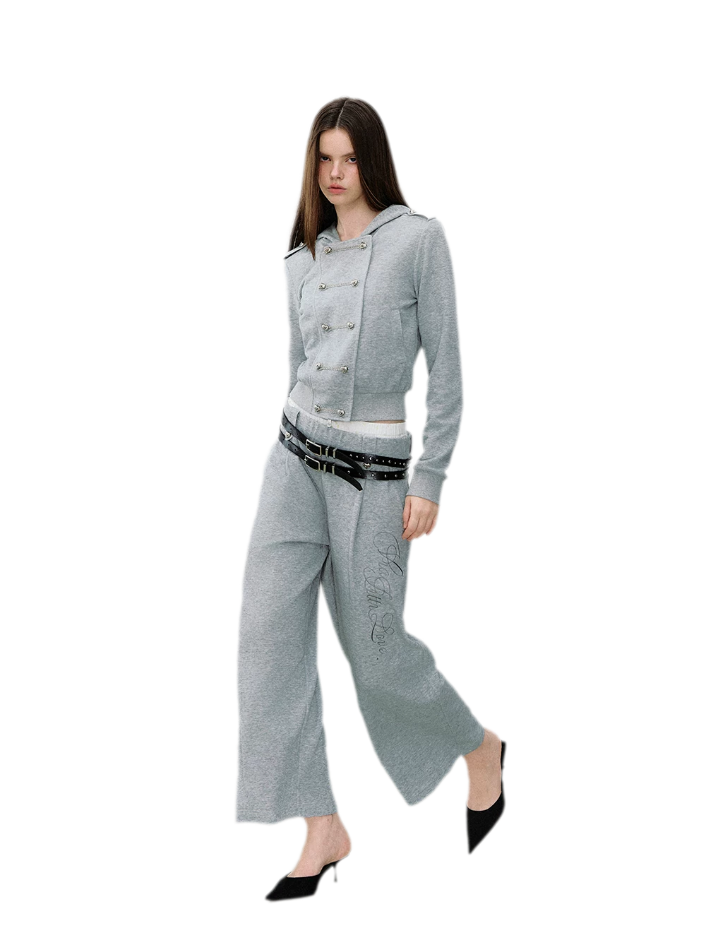 Hooded Knit Set