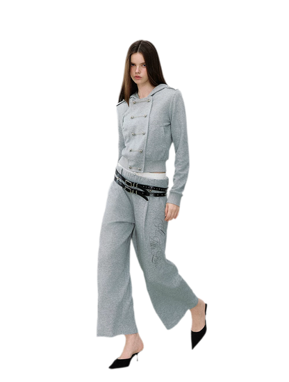 Hooded Knit Set