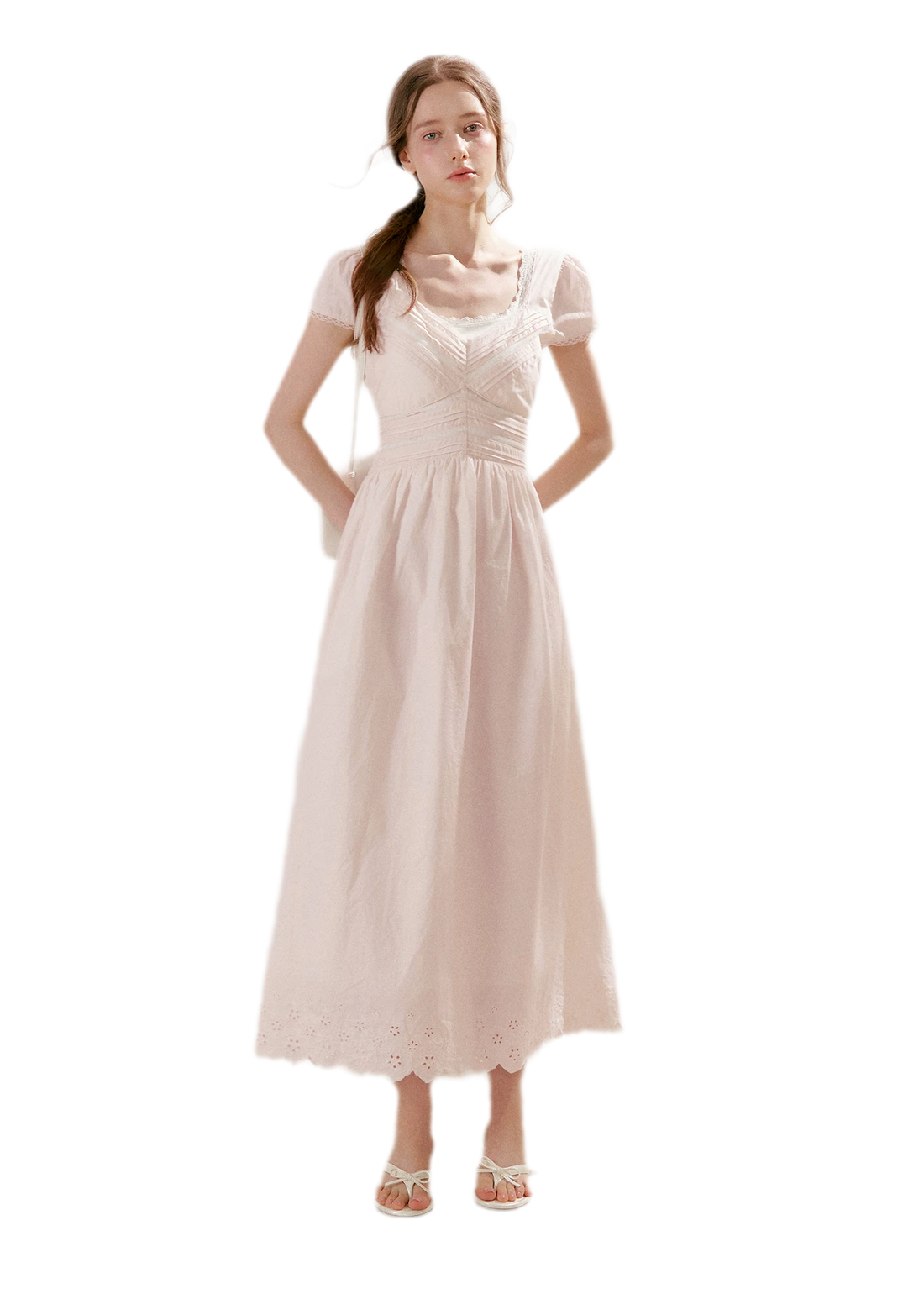 Lace V-Neck Dress