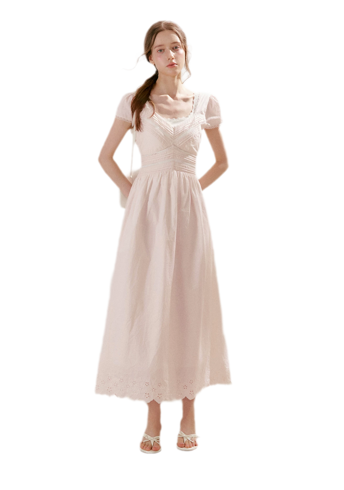 Lace V-Neck Dress