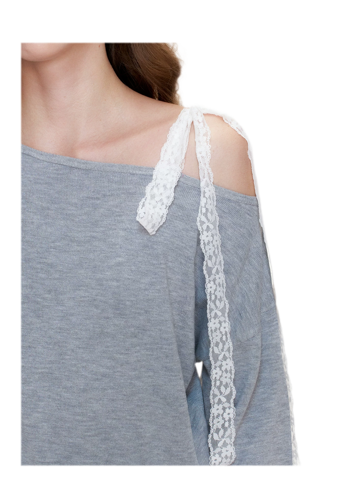Wool Blend Asymmetric Knit Set