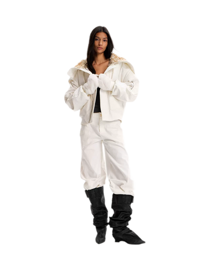 Pointed Slouchy Knee-High Boots