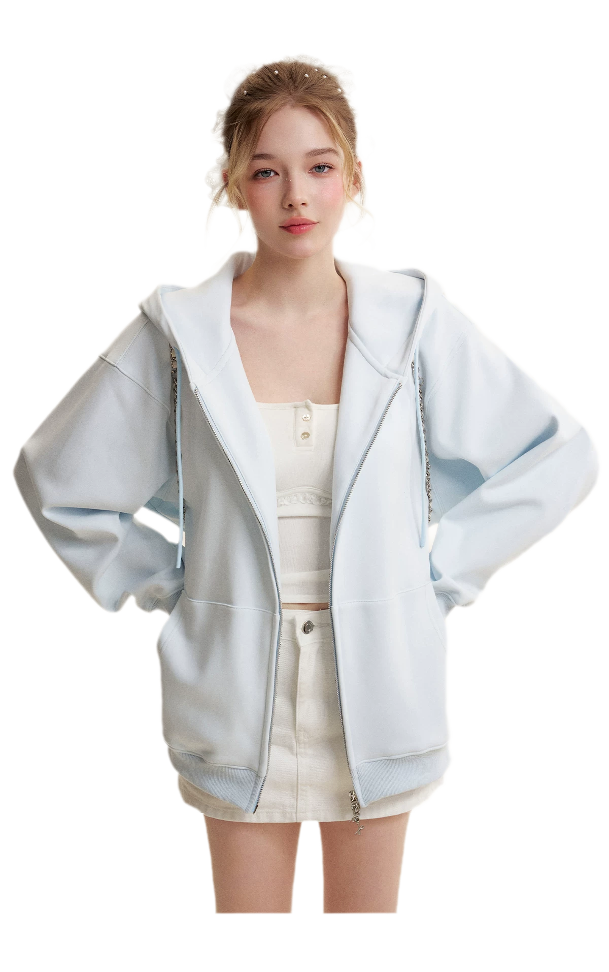 Organic Fleece Hooded Hoodie