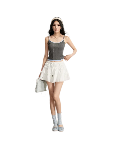 Lace Tie Skirt