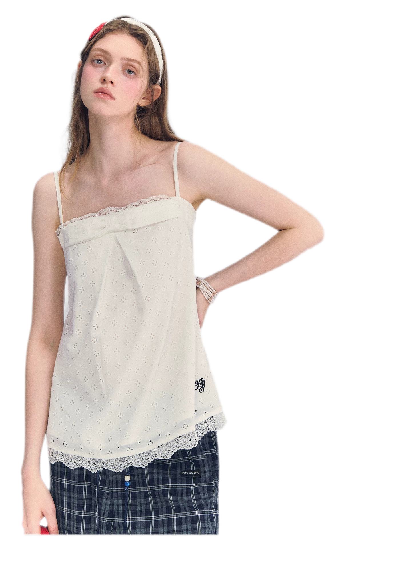 Lace Trim Cami Top