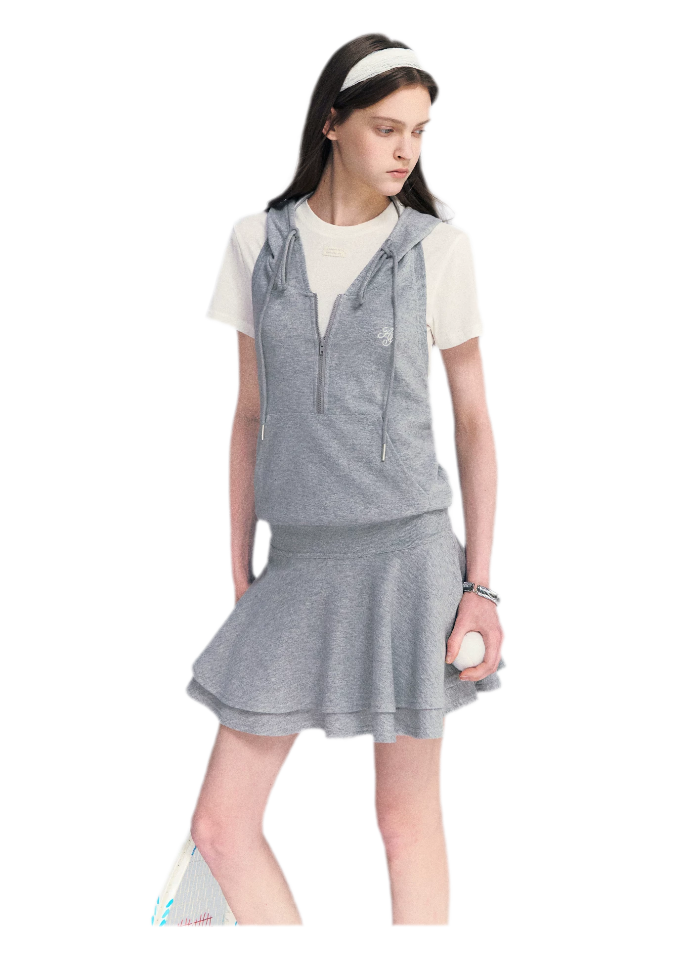 Hooded Romper Dress