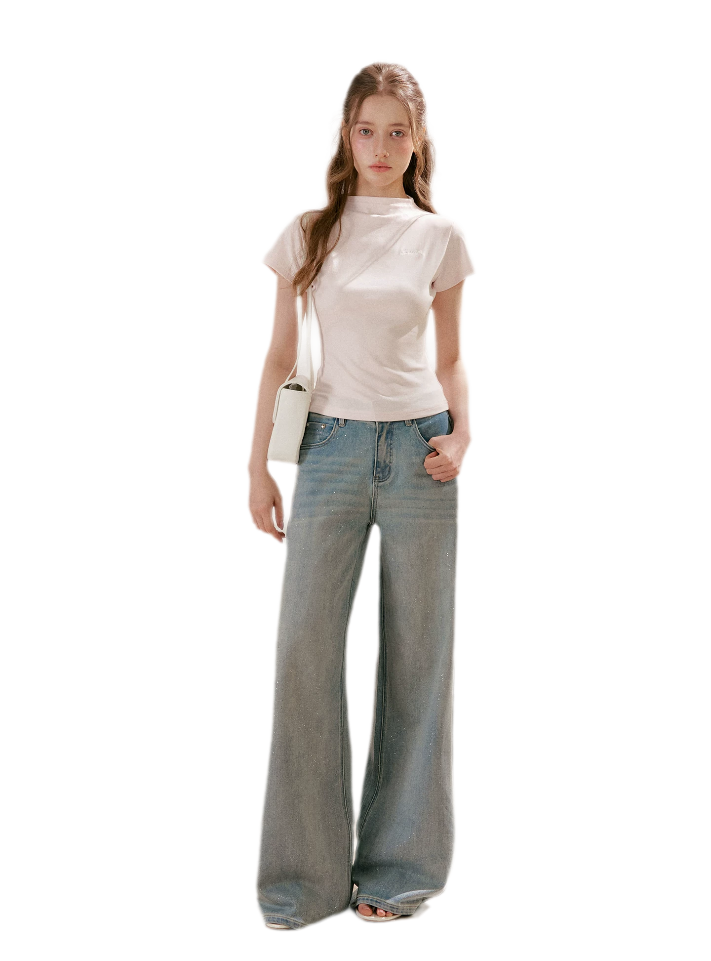Mock Neck Tee