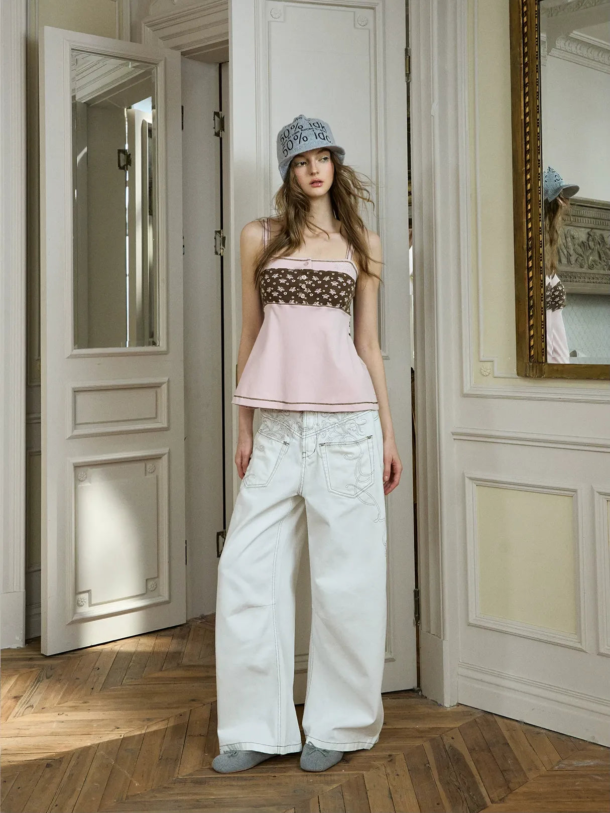Printed Tie Waist Cami