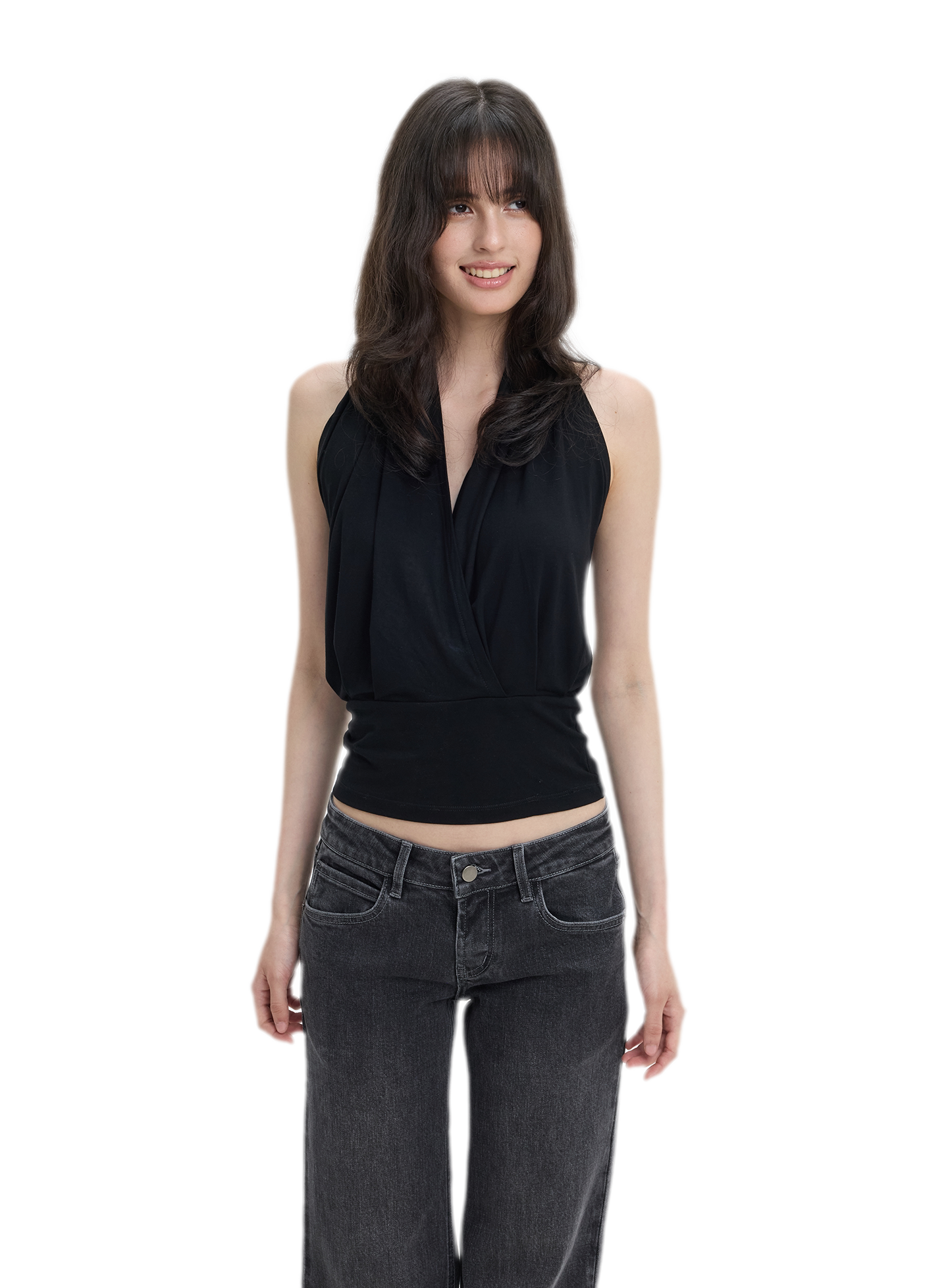 Modal Draped Halter Top