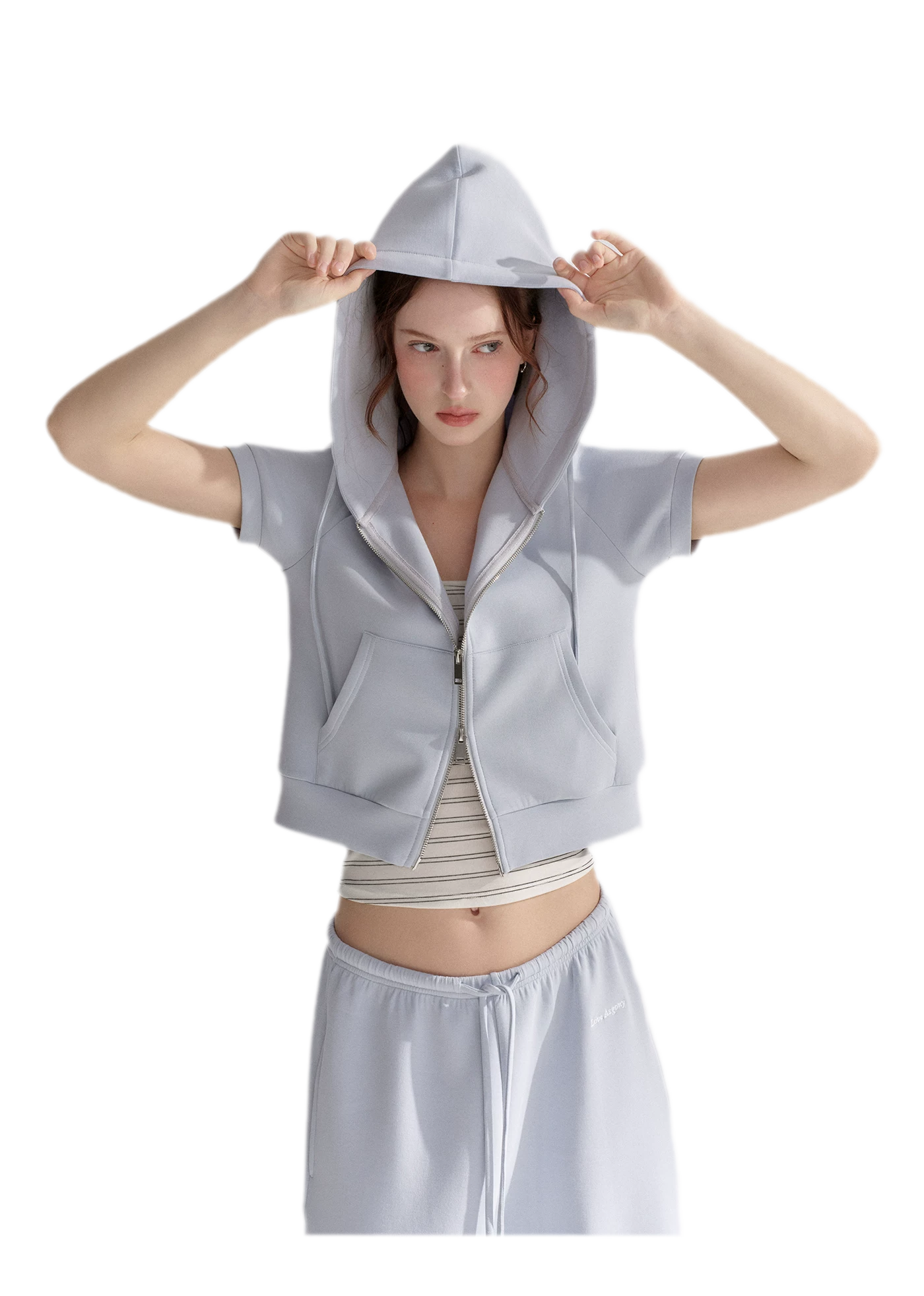 Modal Zip Hoodie Set