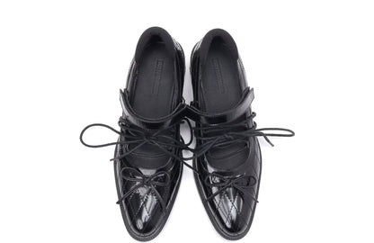 Zapatos Mary Jane acolchados con cordones