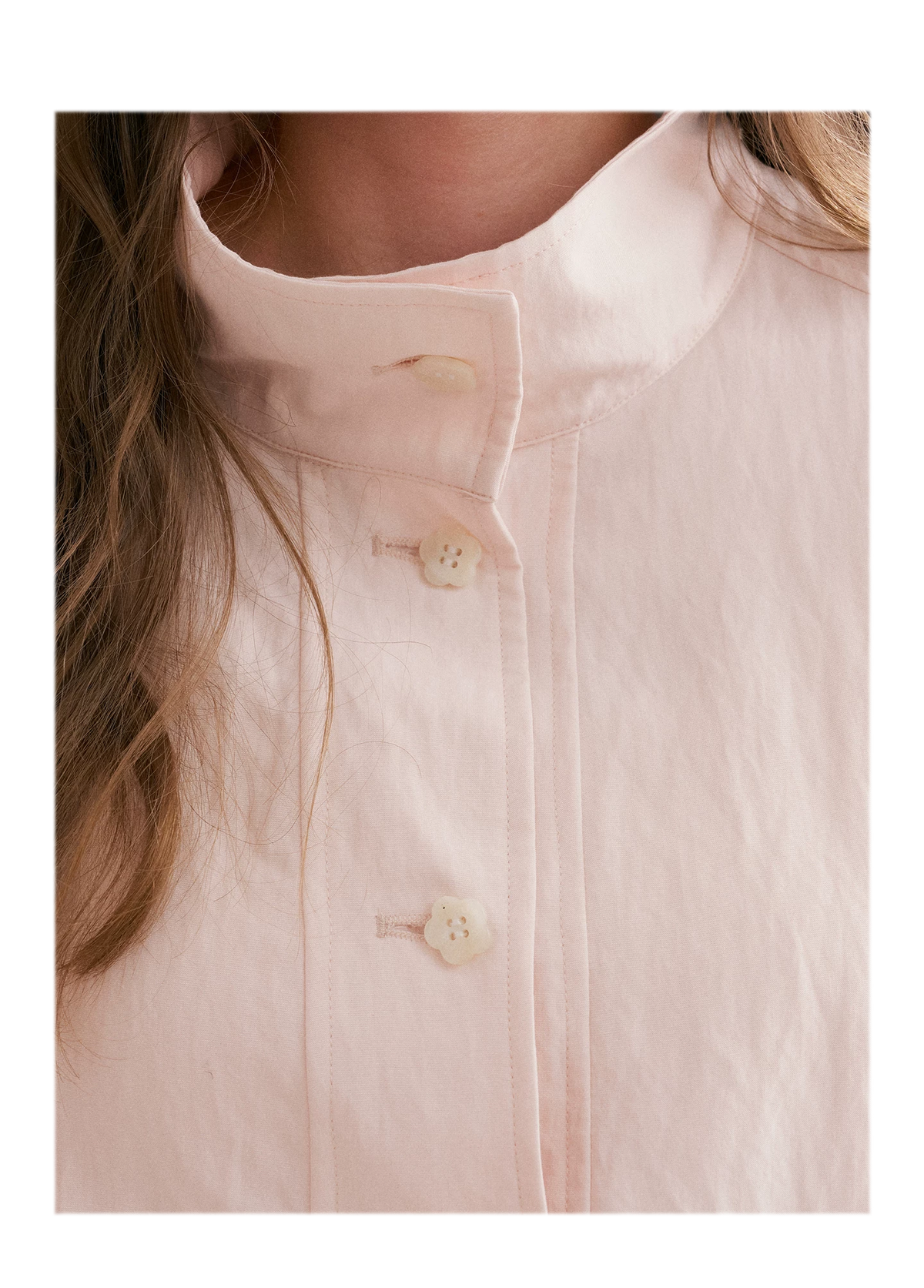 Wrinkled Relaxed Drawstring Coat