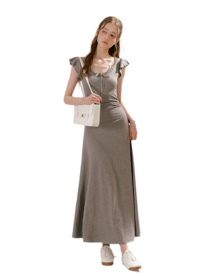 Ribbon A-Line Dress