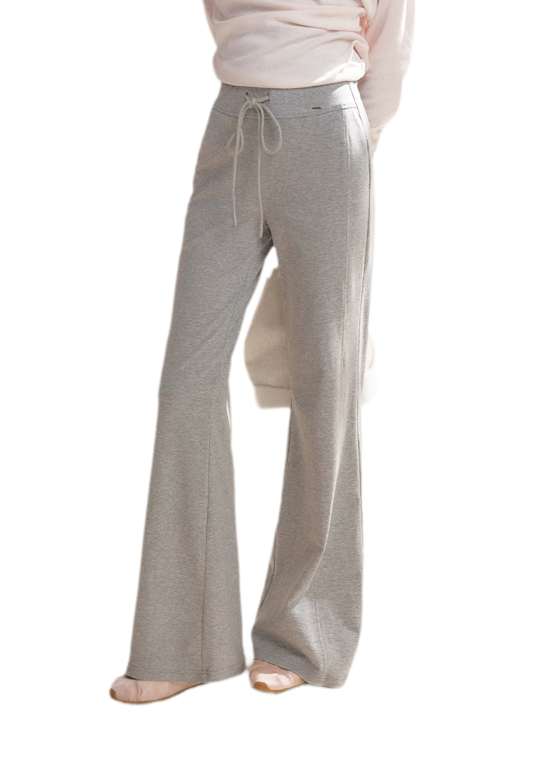 Tencel Cotton Drawstring Flared Pants