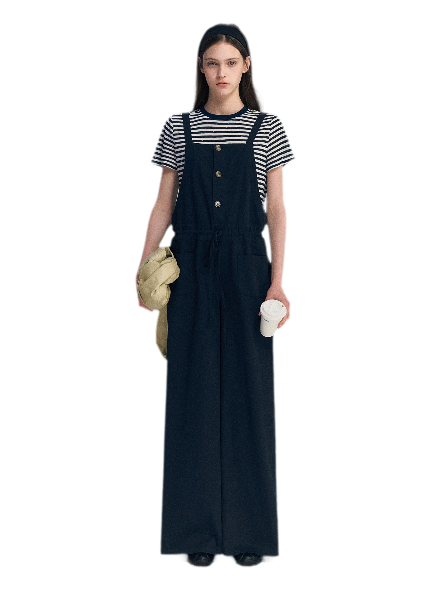 Drawstring Jumpsuit