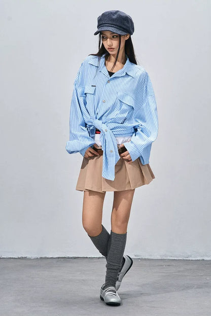Vintage Striped Relaxed Shirt