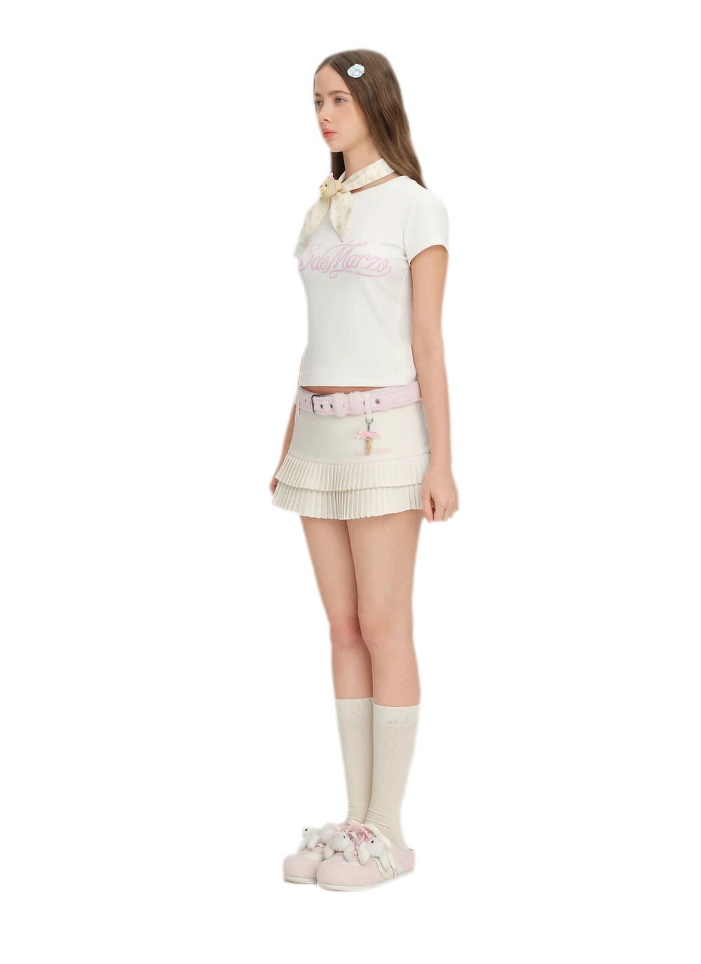 Floral Pleated Skort