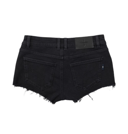 Wild Phantom Ultra Low-Rise Denim Shorts