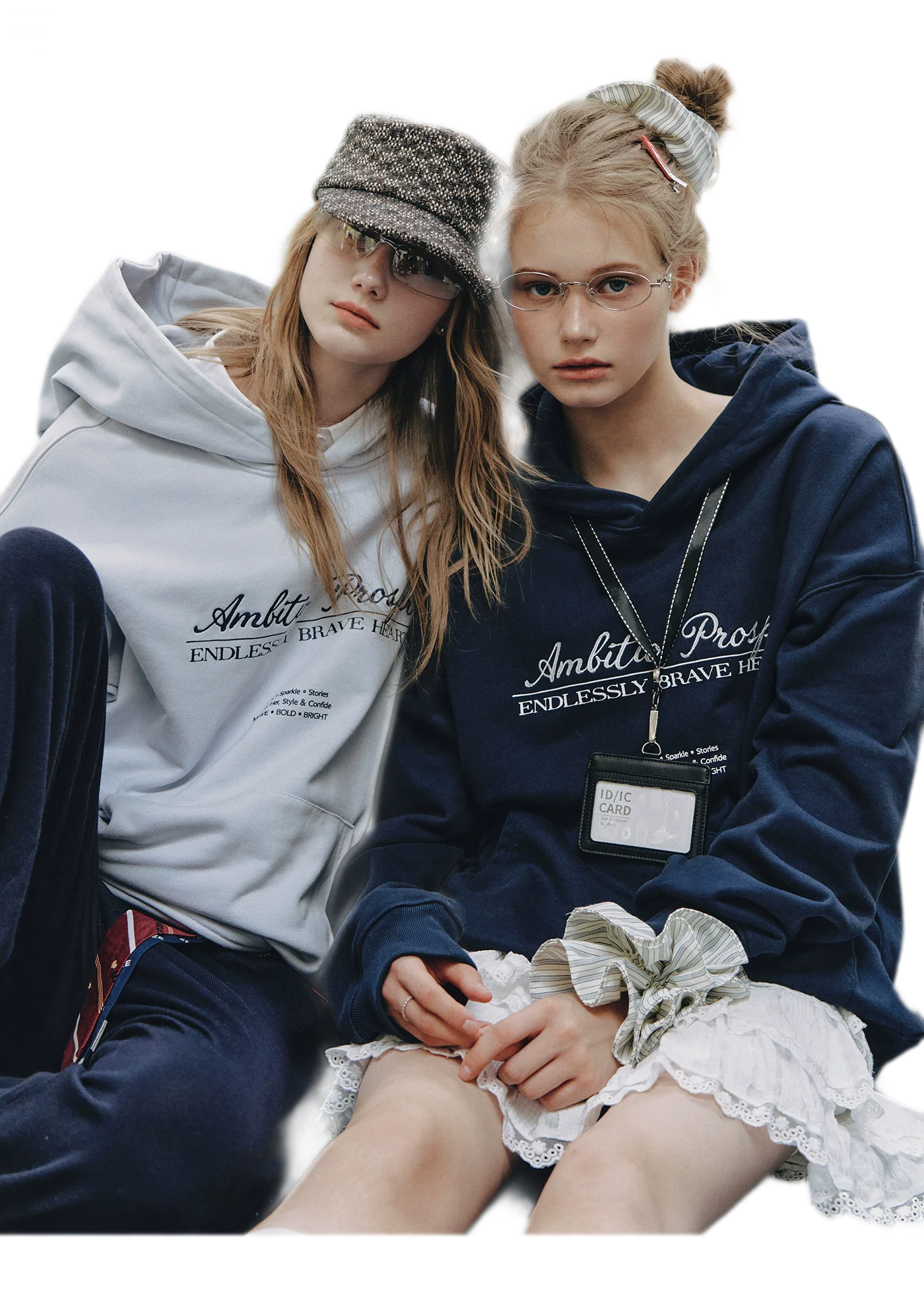 Embroidered Cotton Hooded Sweatshirt