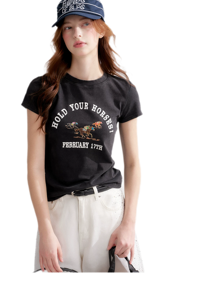 Vintage Horse Print Tee
