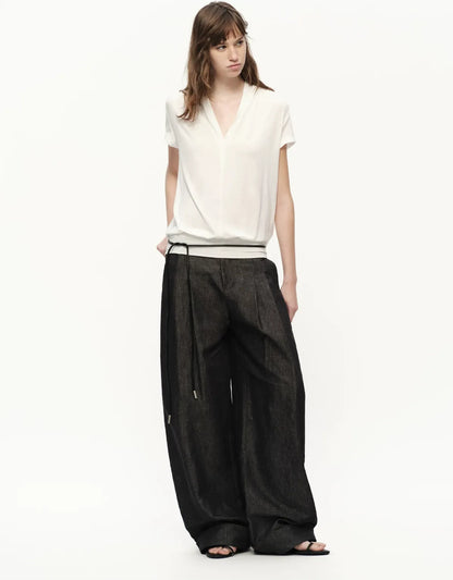 Lyocell V-Neck Tee