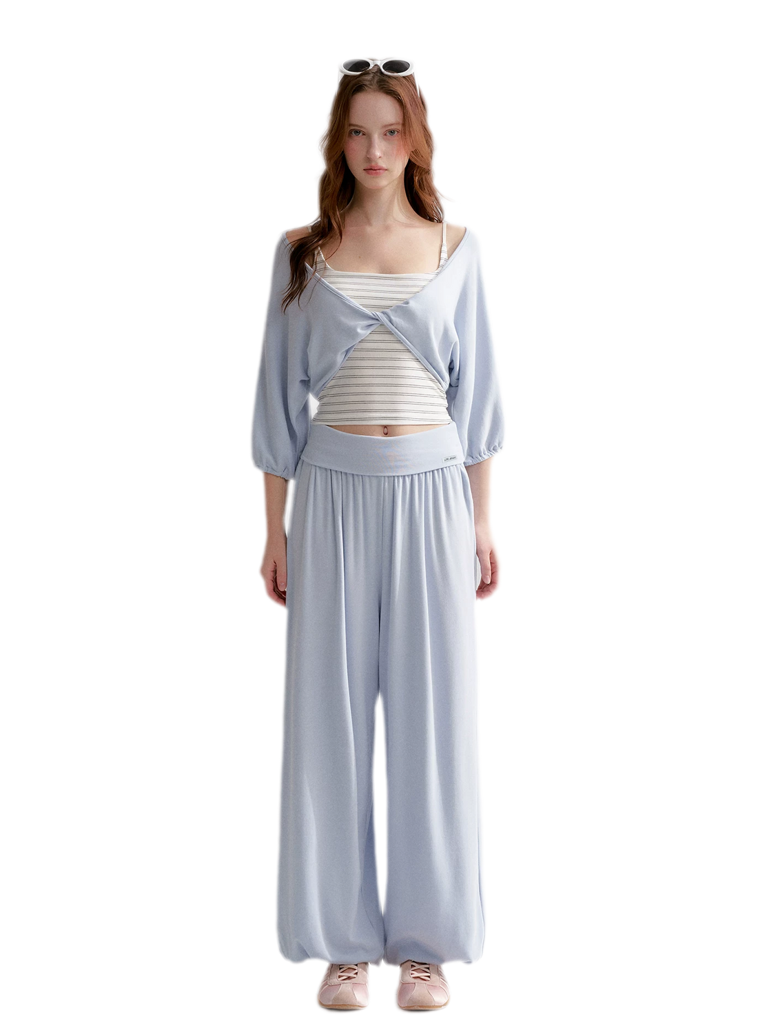 Lantern Sleeve Knit Set